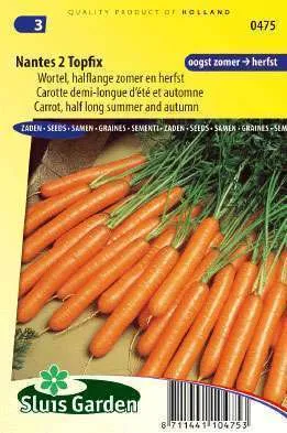 Wortel Nantes 2 Topfix vanaf 50 gram