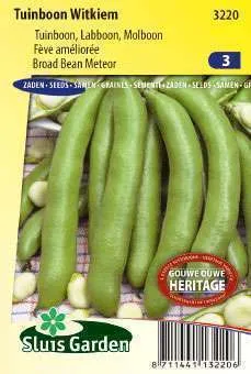 Tuinboon Witkiem vanaf 50 gram