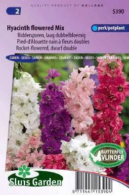 Ridderspoor Laag Mengsel, Delphinium 5390