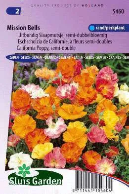 Slaapmutsje Mission Bells Dubbel Gemengd, Eschscholzia