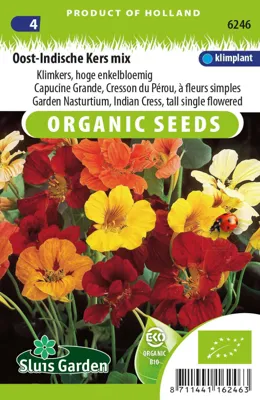 Oost-Indische kers Mix, hoge enkelbloemig Eco