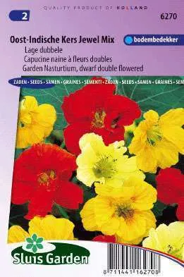 Oost Indische Kers Lage Dubbele Gemengd, Tropaeolum