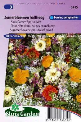 Zomerbloemen Halfhoge gemengd