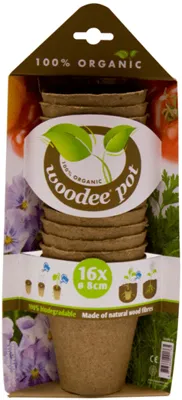 Stekpotjes, Woodee pot   ø 8 cm per 16 stuks