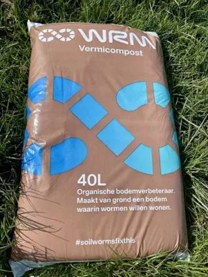 Vermicompost | Wormenmest zak ca 40 Liter | Humus