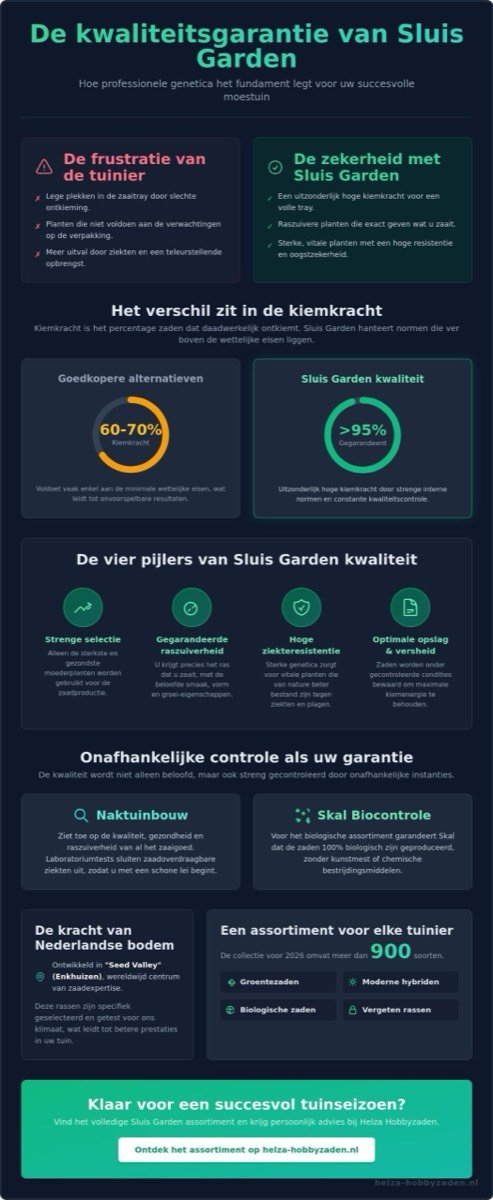 Sluis Garden zaden kwaliteit: waarom professionele kwekers dit merk vertrouwen
