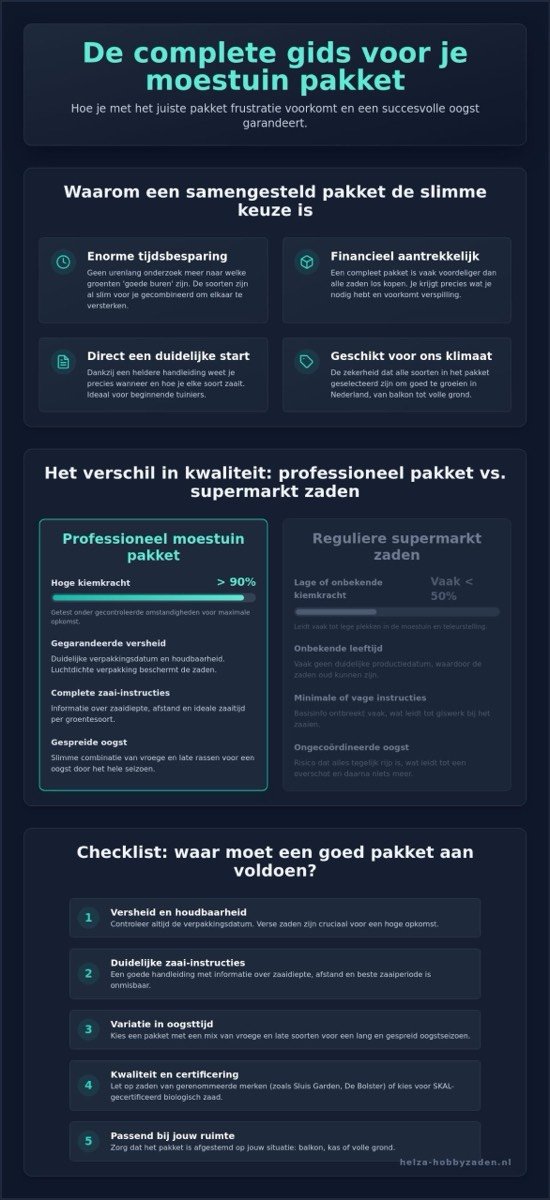 Moestuin pakket kopen: de complete gids voor een vliegende start in 2026