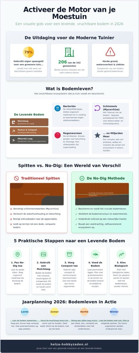 Bodemleven stimuleren: De ultieme gids voor een gezonde en vruchtbare moestuin