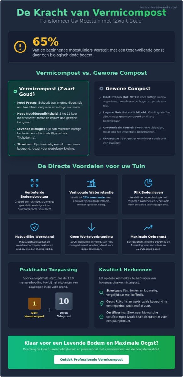 Vermicompost kopen: De complete gids voor de beste bodemverbeteraar in 2026