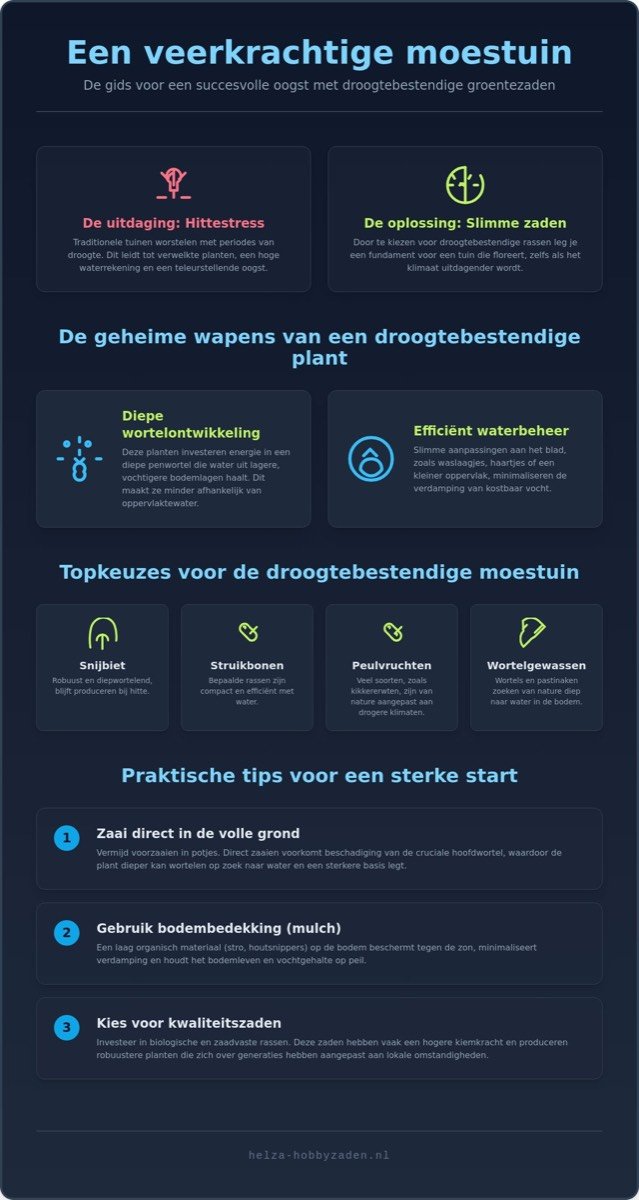 Droogtebestendige groenten zaden: succesvol oogsten in een veranderend klimaat