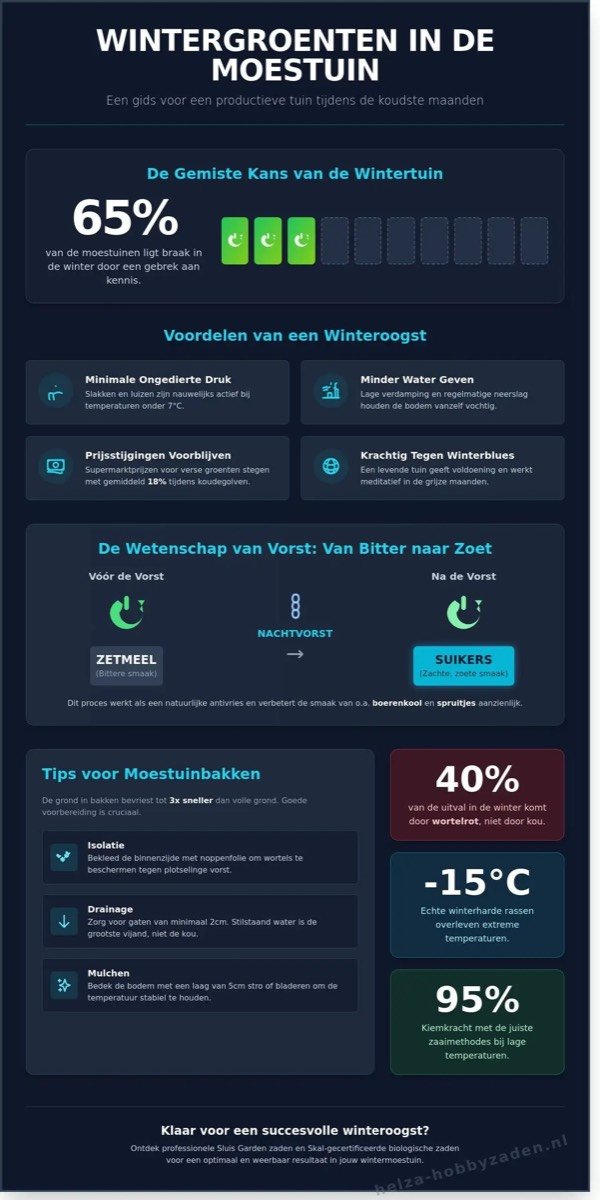 Wintergroenten voor de moestuin: De ultieme gids voor een verse winteroogst in 2026