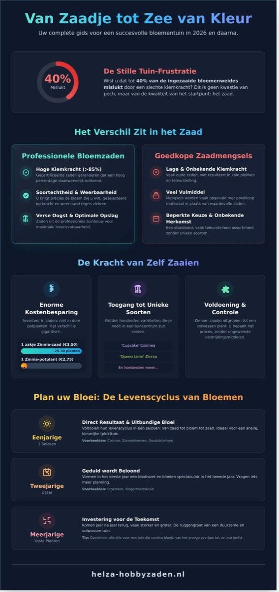 Bloemzaden Kopen in 2026: De Complete Gids voor een Bloeiende Tuin