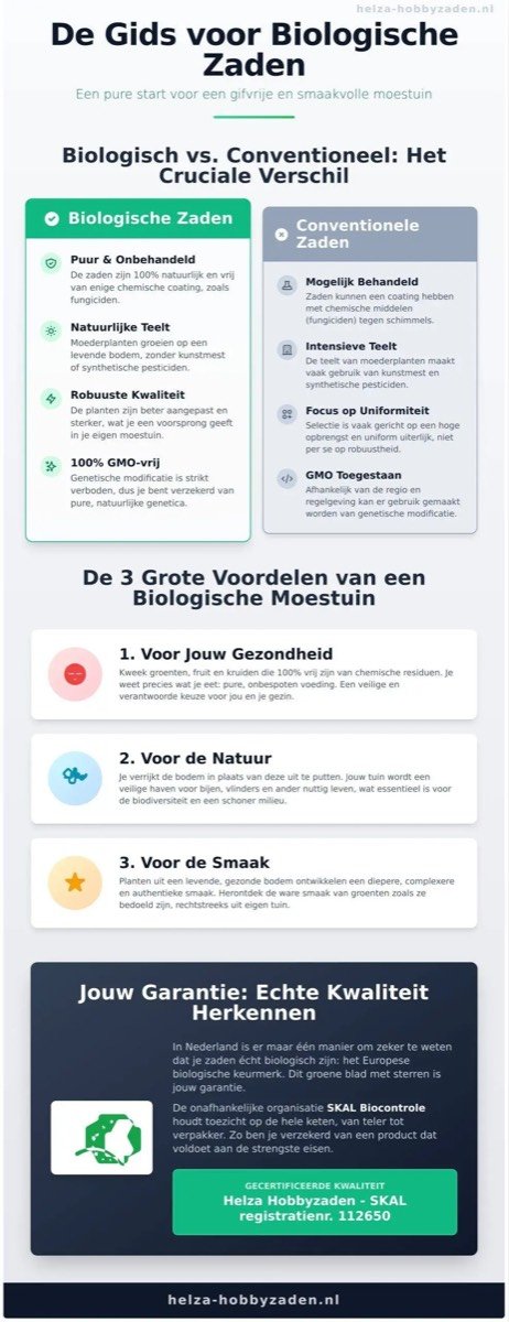 Biologische Zaden voor je Moestuin: De Ultieme Gids voor 2026