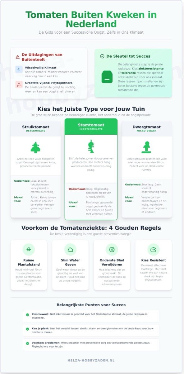 Tomatenzaden voor Buiten: De Beste Rassen voor een Succesvolle Oogst